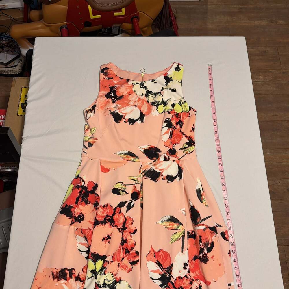 Taylor Floral Fit & Flare Dress Size 14 NWOT